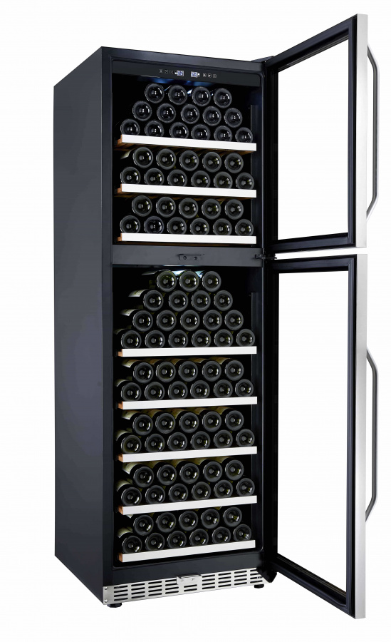 Двухзонный винный шкаф, LaSommeliere модель MZ2V165