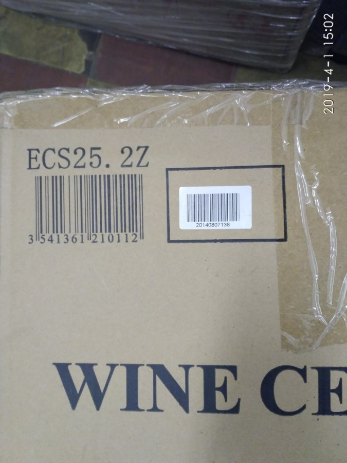 Двухзонный винный шкаф, LaSommeliere модель ECS25.2Z с уценкой(35%)№ 20140807138