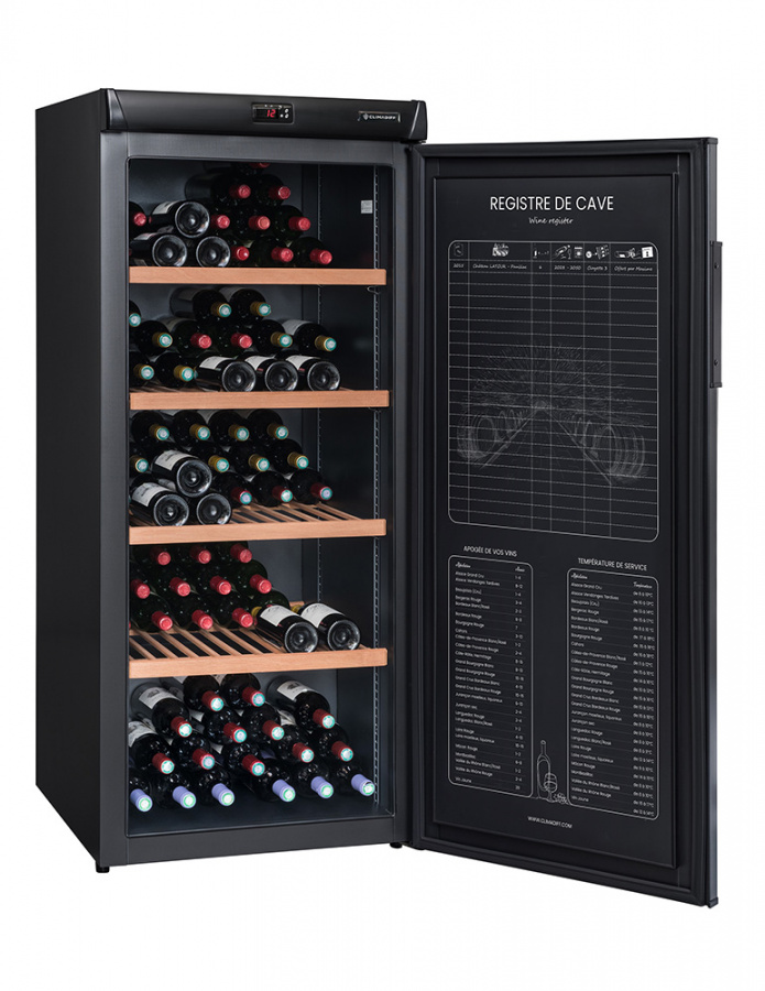Монотемпературный винный шкаф, Climadiff модель RESERVE185F