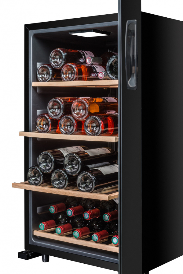 Монотемпературный винный шкаф, LaSommeliere модель LS52BLACK