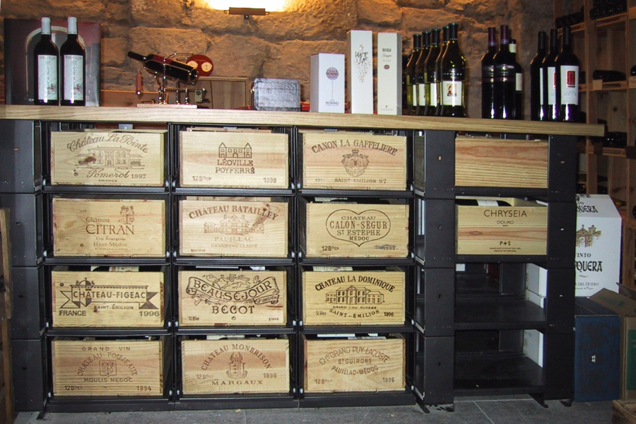 Металлическая стойка 150 5G с 2 полками на 6 бутылок 1,5 л (Магнум), серия CollectionRack