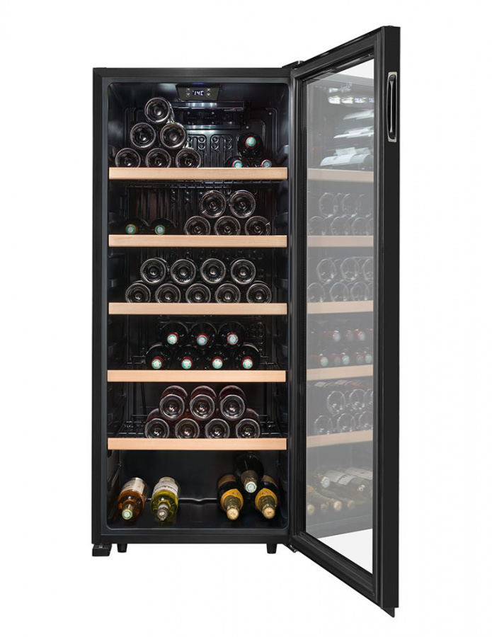 Монотемпературный винный шкаф, LaSommeliere модель SLS117BLACK