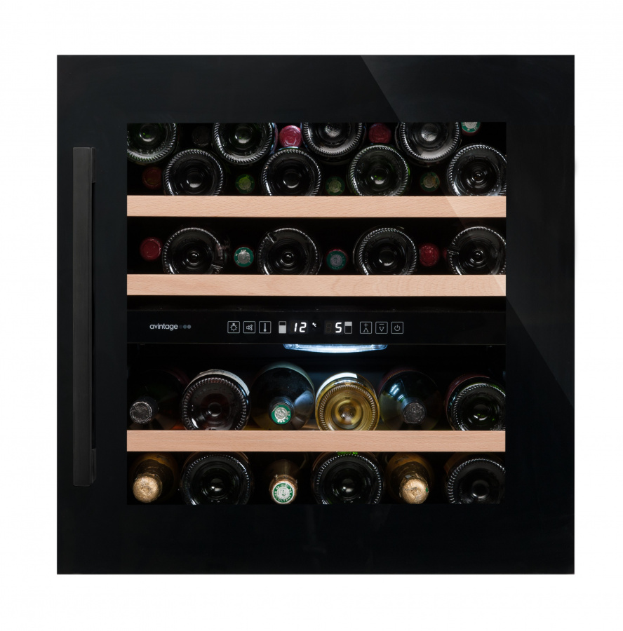 Двухзонный винный шкаф, Avintage модель AVI60CDZF