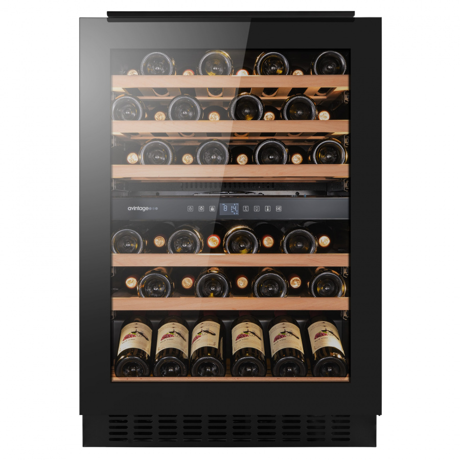 Двухзонный винный шкаф, Avintage модель AVU61D88