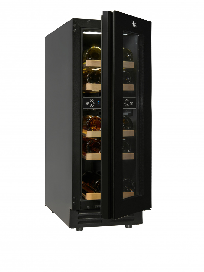 Двухзонный винный шкаф Vinosafe модель VSU16BD