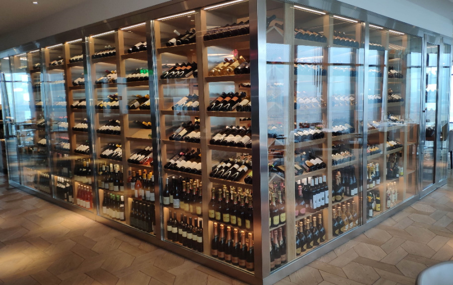 Винная комната - винный шкаф (2 зоны) 