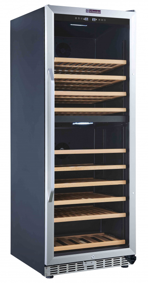 Двухзонный винный шкаф, LaSommeliere модель MZ135DZ