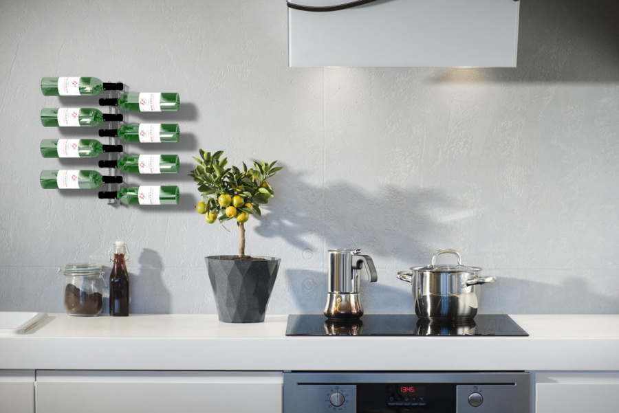 Винный стеллаж VisioCloud на 16 бутылок, хром