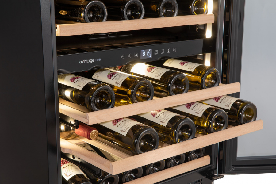 Двухзонный винный шкаф, Avintage модель AVU61D88