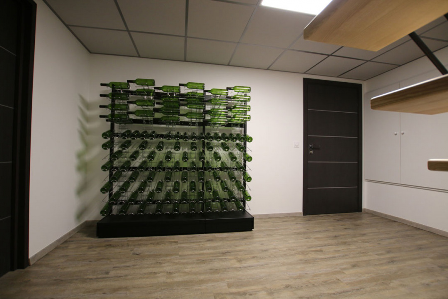 Винный стеллаж VisioPlus VS4M12-N3FC-PL