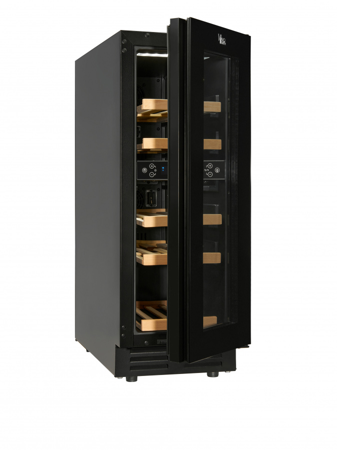Двухзонный винный шкаф Vinosafe модель VSU16BD Двухзонный винный шкаф Vinosafe модель VSU16BD