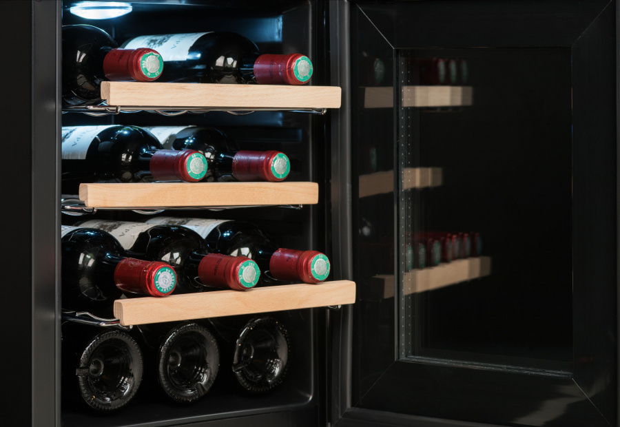 Монотемпературный винный шкаф, LaSommeliere модель LS12SILENCE