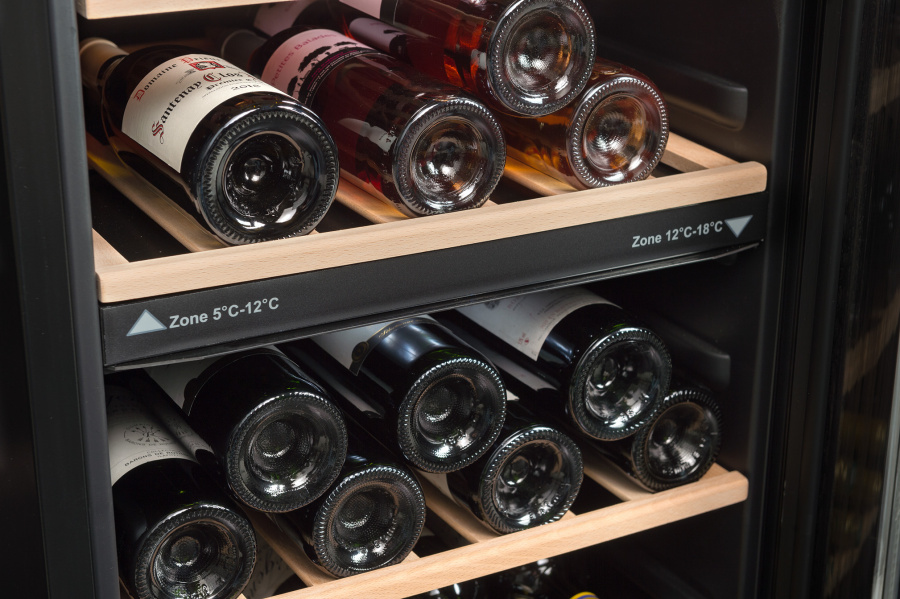 Двухзонный винный шкаф, LaSommeliere модель LS51.2ZBLACK