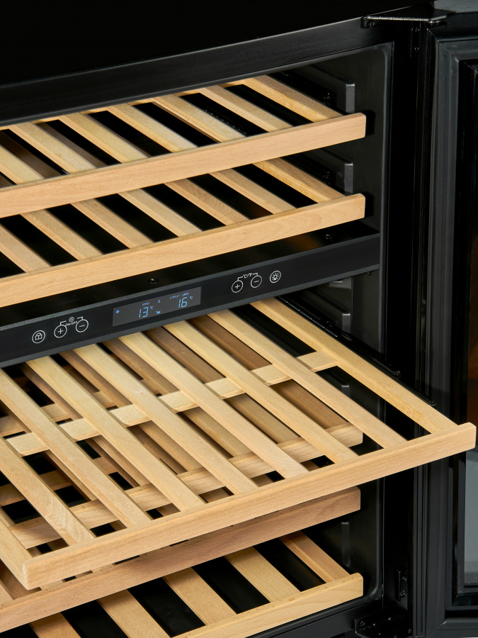 Двухзонный винный шкаф Vinosafe модель VSU46BD Двухзонный винный шкаф Vinosafe модель VSU46BD