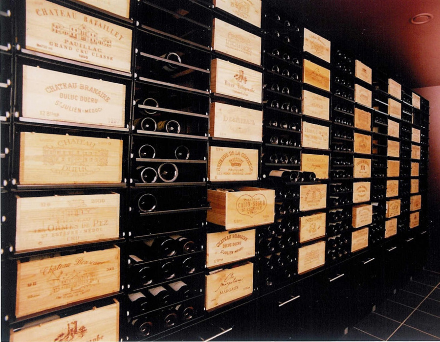 Металлическая стойка 150 5G с 2 полками на 6 бутылок 1,5 л (Магнум), серия CollectionRack