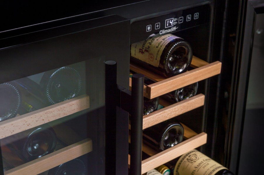 Двухзонный винный шкаф, Climadiff модель CBU40D1B