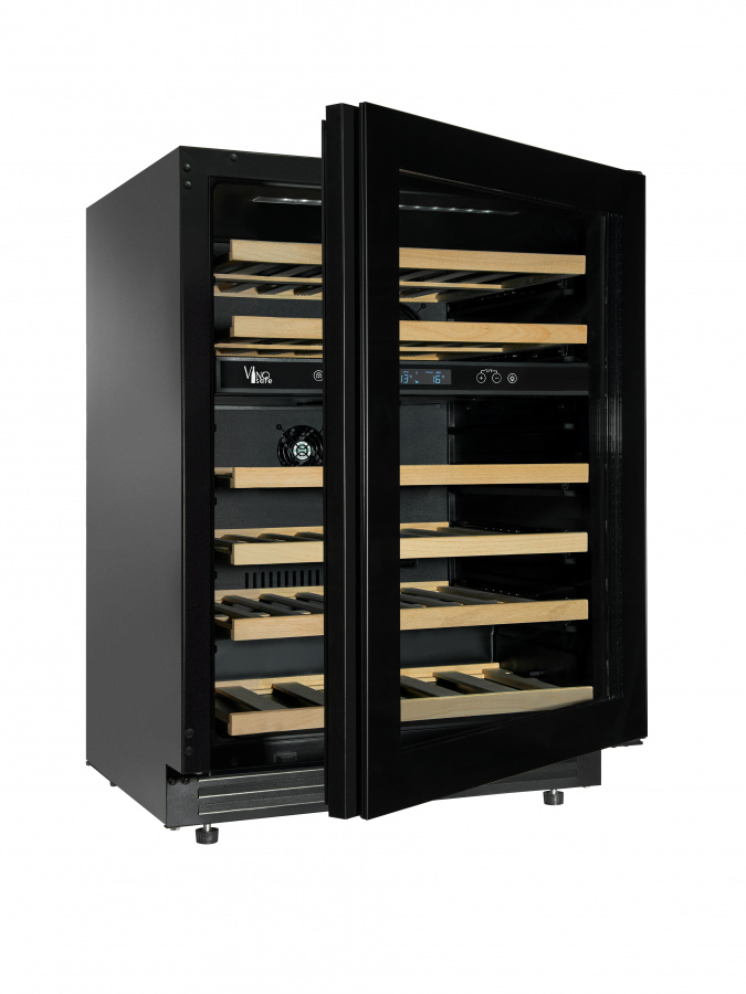 Двухзонный винный шкаф Vinosafe модель VSU46BD Двухзонный винный шкаф Vinosafe модель VSU46BD