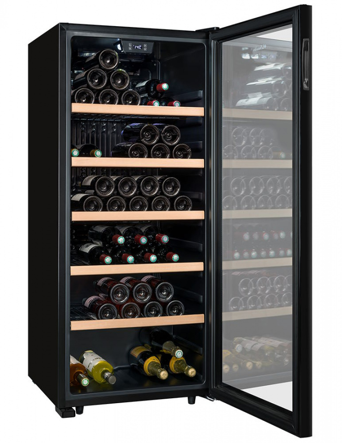 Монотемпературный винный шкаф, LaSommeliere модель SLS117BLACK