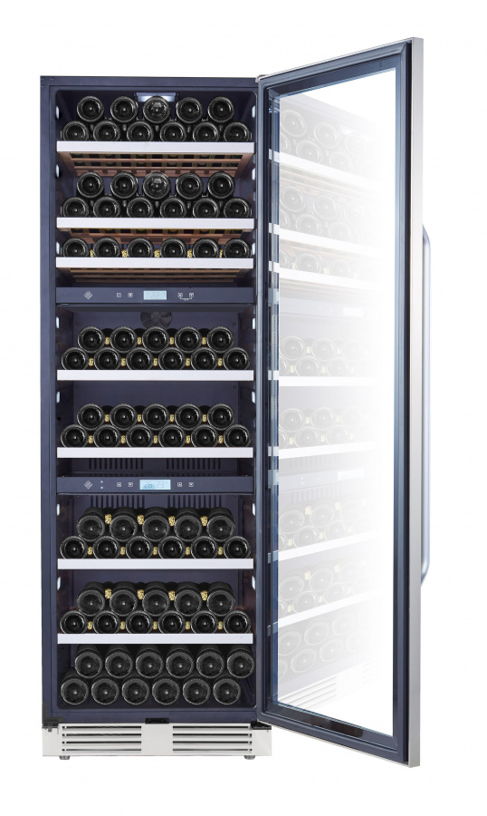 Трехзонный винный шкаф, LaSommeliere модель MT145TZ
