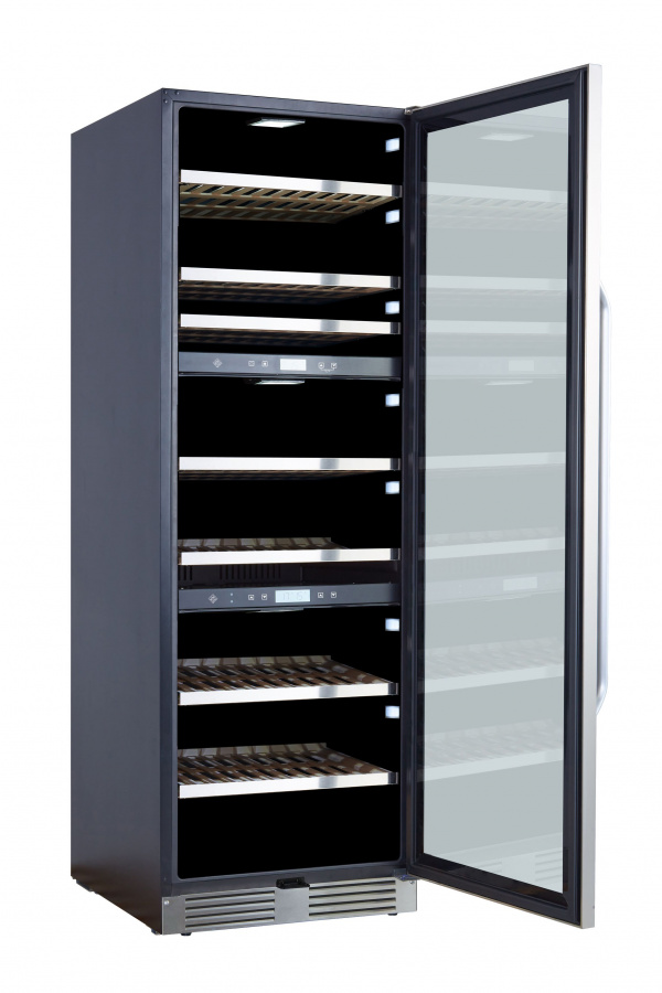 Трехзонный винный шкаф, LaSommeliere модель MT145TZ