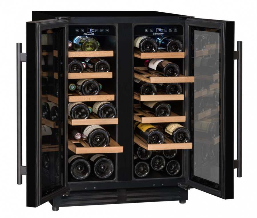 Двухзонный винный шкаф, Climadiff модель CBU40D1B