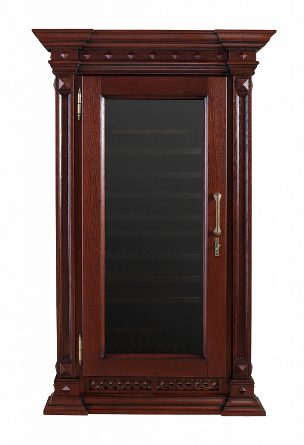 Двухзонный винный шкаф, Climadiff модель PRO116XDZ/wood