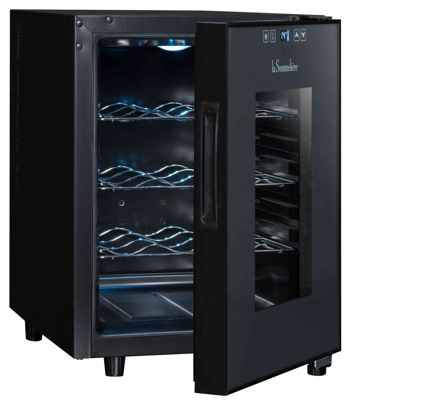 Монотемпературный винный шкаф, LaSommeliere модель LS12C Монотемпературный винный шкаф, LaSommeliere модель LS12C