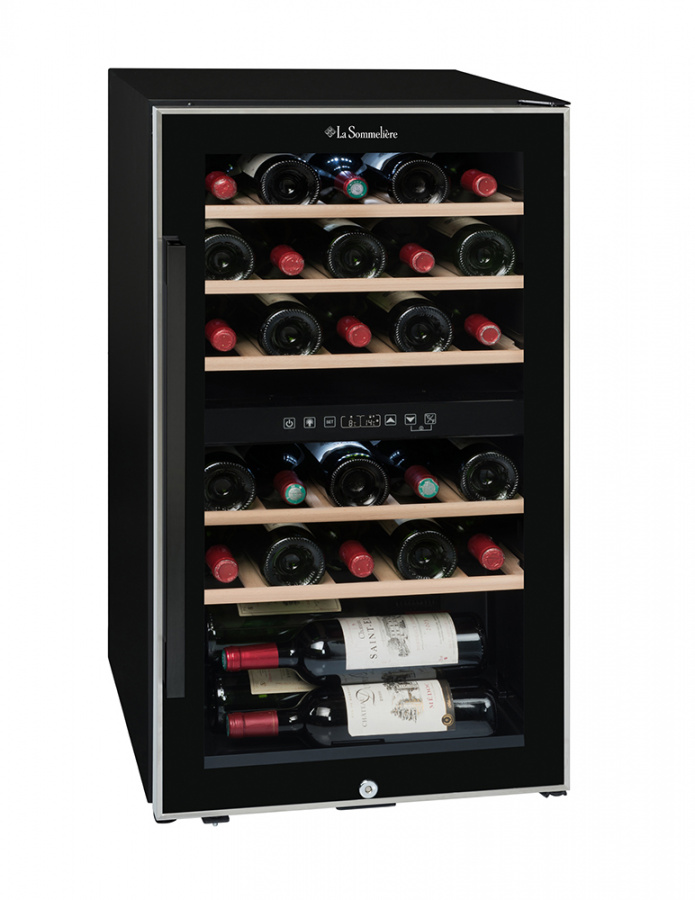 Двухзонный винный шкаф, LaSommeliere модель ECS31.2Z