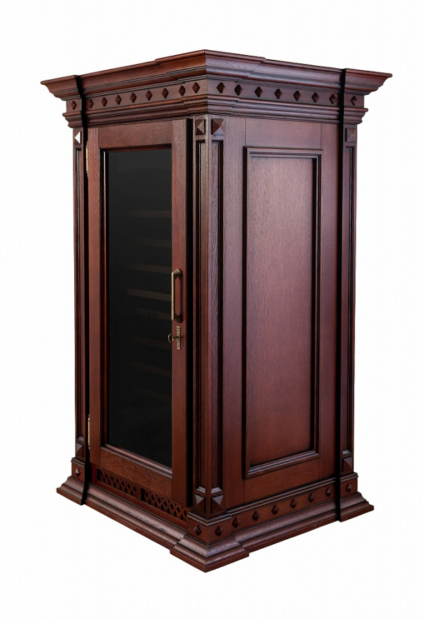 Двухзонный винный шкаф, Climadiff модель PRO116XDZ/wood