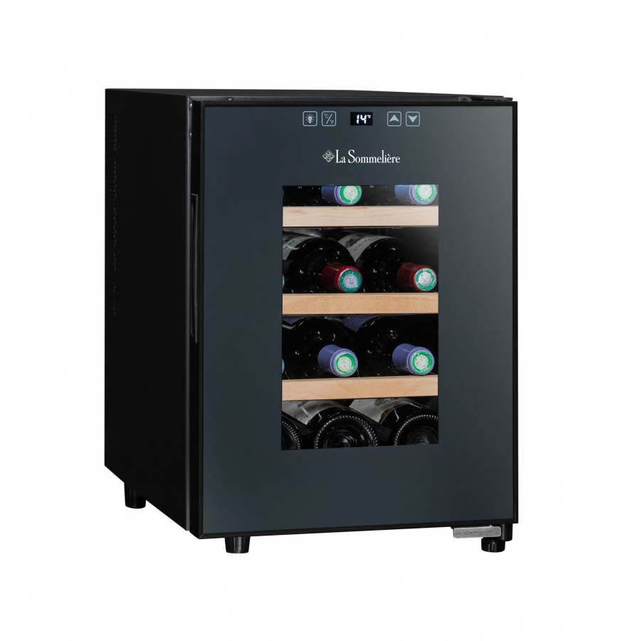 Монотемпературный винный шкаф, LaSommeliere модель LS12SILENCE