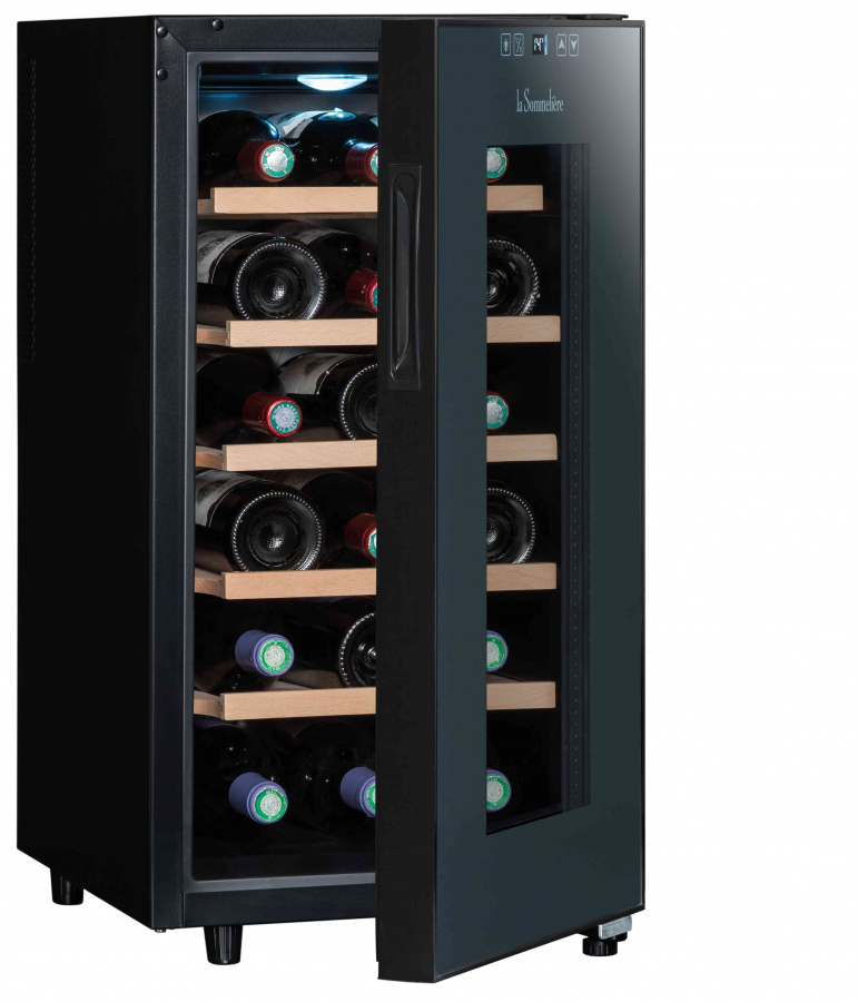 Монотемпературный винный шкаф, LaSommeliere модель LS18CB
