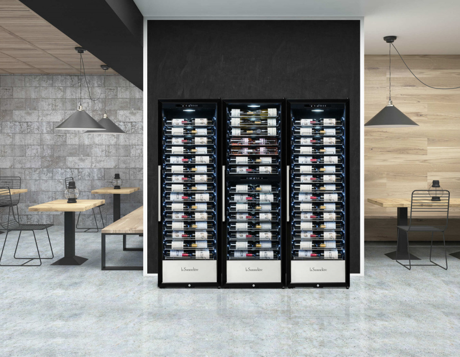 Двухзонный винный шкаф, LaSommeliere модель PF160DZ