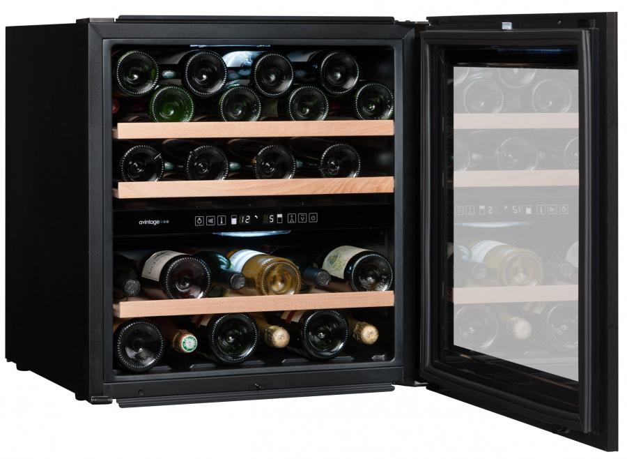 Двухзонный винный шкаф, Avintage модель AVI60PREMIUM