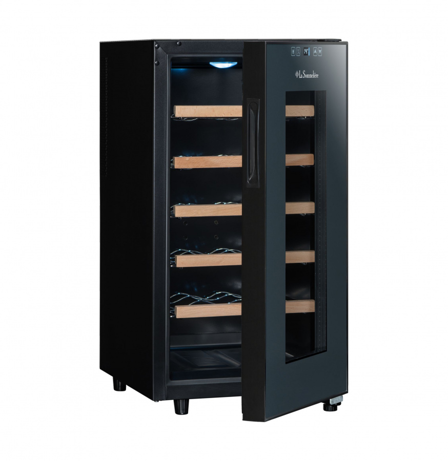 Монотемпературный винный шкаф, LaSommeliere модель LS18SILENCE Монотемпературный винный шкаф, LaSommeliere модель LS18SILENCE