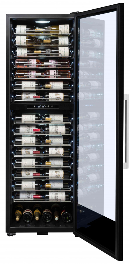 Двухзонный винный шкаф, LaSommeliere модель PRO160DZ