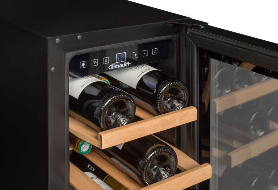 Монотемпературный винный шкаф, Climadiff модель CBU18S2B Монотемпературный винный шкаф, Climadiff модель CBU18S2B