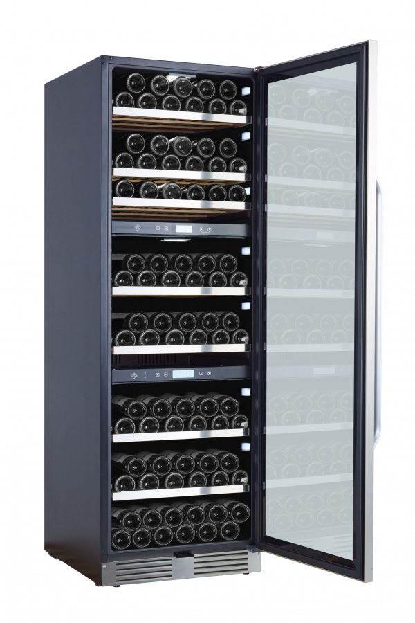 Трехзонный винный шкаф, LaSommeliere модель MT145TZ