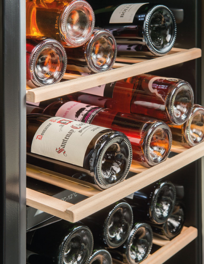 Двухзонный винный шкаф, LaSommeliere модель LS51.2ZBLACK