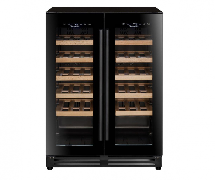 Двухзонный винный шкаф, Climadiff модель CBU40D1B