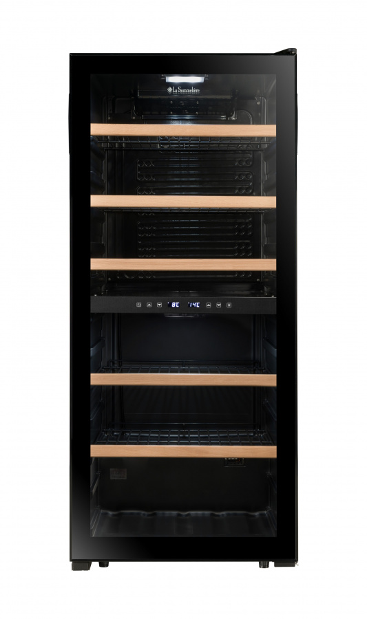 Двухзонный винный шкаф, LaSommeliere модель LS102DZBLACK Двухзонный винный шкаф, LaSommeliere модель LS102DZBLACK
