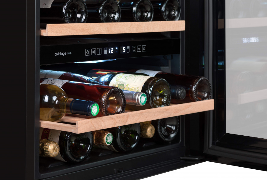 Двухзонный винный шкаф, Avintage модель AVI60CDZF