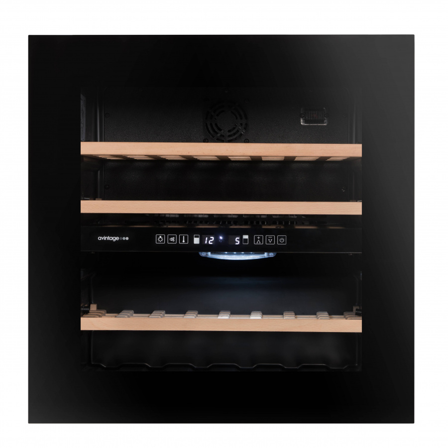 Двухзонный винный шкаф, Avintage модель AVI60PREMIUM