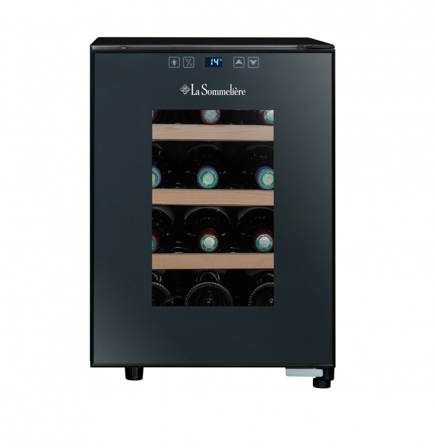 Монотемпературный винный шкаф, LaSommeliere модель LS12SILENCE