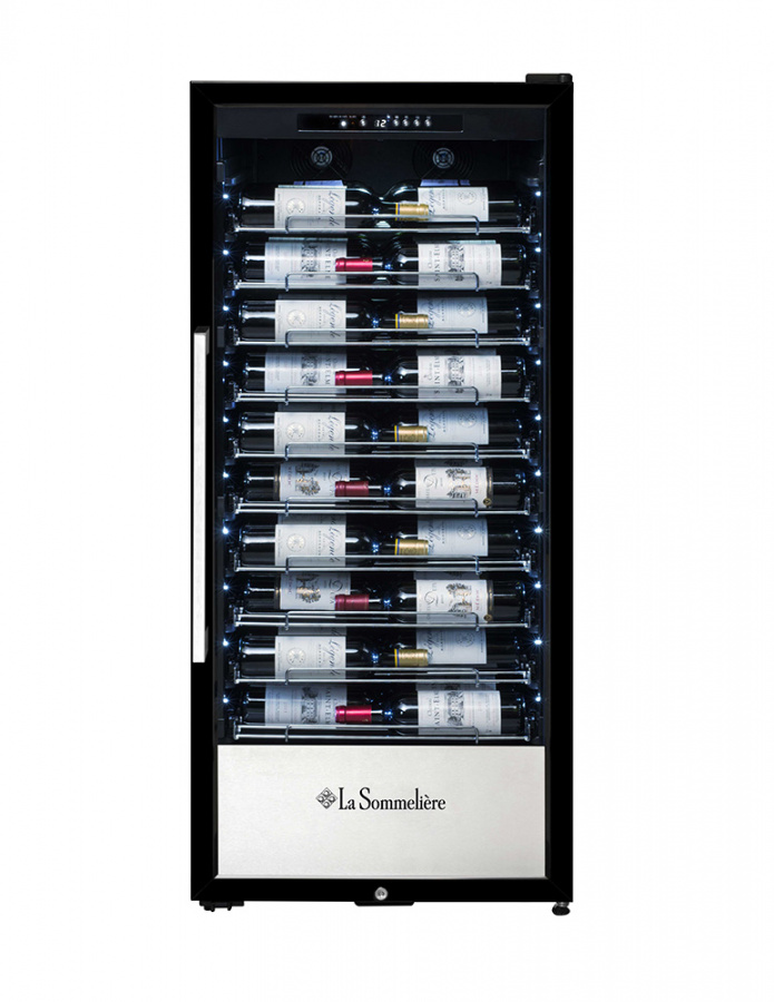 Монотемпературный винный шкаф, LaSommeliere модель PRO110N